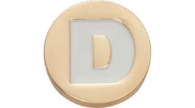 Jibbitz Gold Letter D
