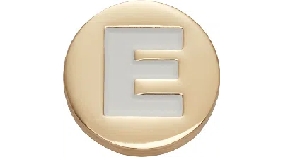 Jibbitz Gold Letter E