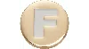 Jibbitz Gold Letter F