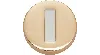 Jibbitz Gold Letter I
