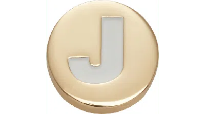 Jibbitz Gold Letter J