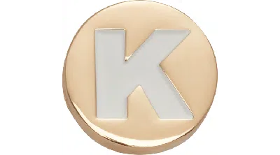 Jibbitz Gold Letter K
