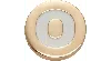 Jibbitz Gold Letter O