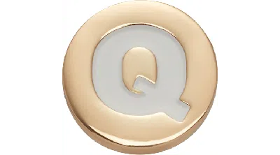 Jibbitz Gold Letter Q