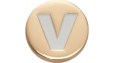 Jibbitz Gold Letter V