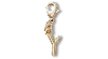 Jibbitz Gold Letter Y Charm