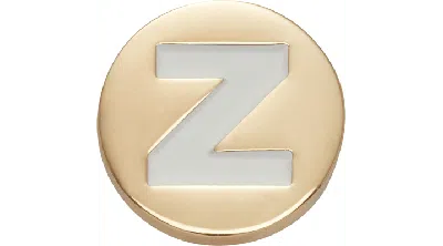 Jibbitz Gold Letter Z