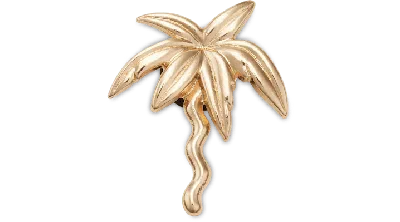 Jibbitz Gold Palm Tree