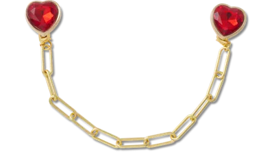 Jibbitz Gold Paperclip Bag Chain