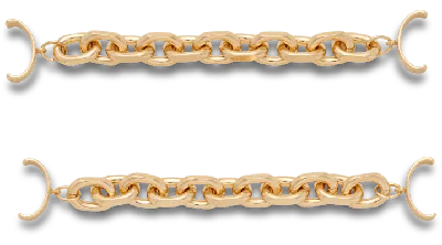 Jibbitz Gold Sandal Chain 2 Pack In Pattern