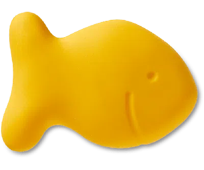 Jibbitz Goldfish Cracker In Yellow