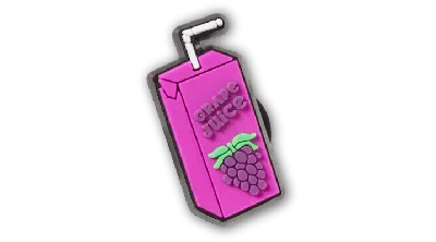 Jibbitz Grape Juice Box In Multi