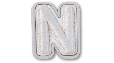 Jibbitz Greek Letter Nu