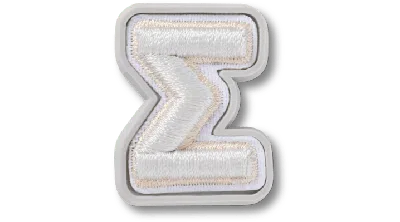 Jibbitz Greek Letter Sigma