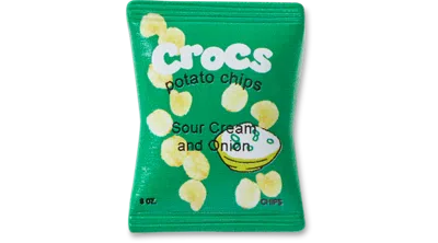 Jibbitz Green Chip Bag