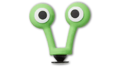 Jibbitz Green Creature Eyes