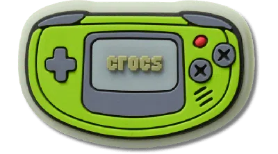 Jibbitz Green Game In Black