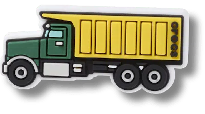 Jibbitz Green Garbage Truck