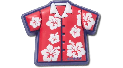 Jibbitz Hawaiian Shirt In Red