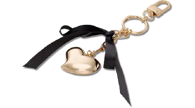 Jibbitz Heart And Bow Bag Charm