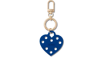 Jibbitz Heart Bag Charm In Blue
