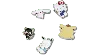 Jibbitz Hello Kitty® And Friends Elevated 5 Pack In Multi