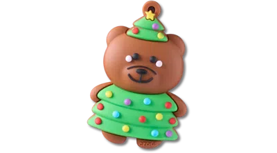 Jibbitz Holiday Bear Ornament