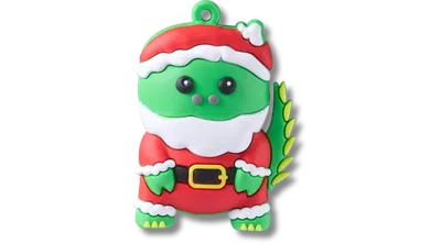 Jibbitz Holiday Dino Ornament