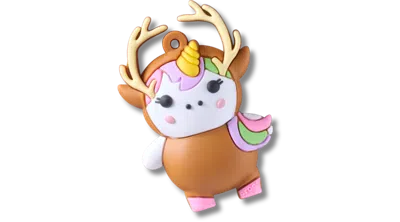 Jibbitz Holiday Unicorn Ornament