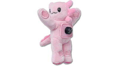 Jibbitz Huggitz Axolotl In Pink