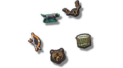 Jibbitz Hunting Season 5 Pack In Green