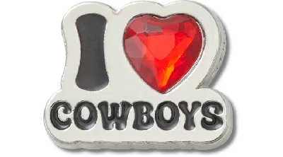 Jibbitz I Heart Cowboys