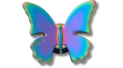 Jibbitz Iridescent Butterfly In Green