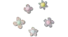 Jibbitz Iridescent Flowers 5 Pack