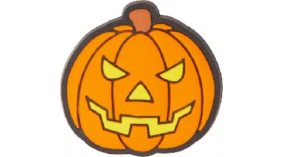 Jibbitz Jack O Lantern In White