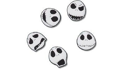 Jibbitz Jack Skellington 5 Pack