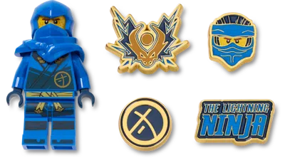 Jibbitz Lego® Ninjago® Jay 5 Pack In Multi