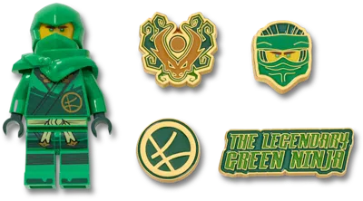 Jibbitz Lego® Ninjago® Lloyd 5 Pack In Green