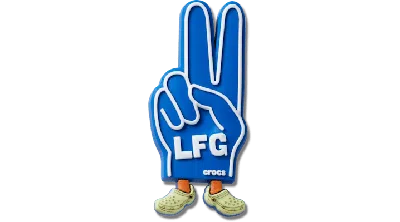 Jibbitz Lfg Foam Peace Sign