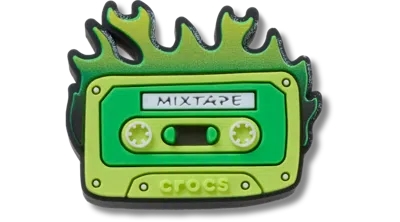 Jibbitz Lights Up Fire Mix Tape In Green