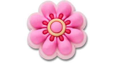 Jibbitz Lil Pink Daisy Flower