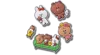 Jibbitz Line Friends 5 Pack