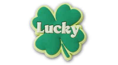 Jibbitz Lucky Clover In Green
