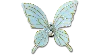 Jibbitz Magical Blue Butterfly