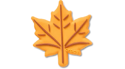 Jibbitz Maple Leaf In Yellow