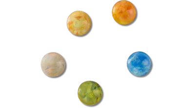 Jibbitz Marble 5 Pack In Multi