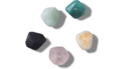 Jibbitz Marble Rocks 5 Pack In Multi