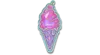 Jibbitz Marbled Ice Cream Cone In Multi