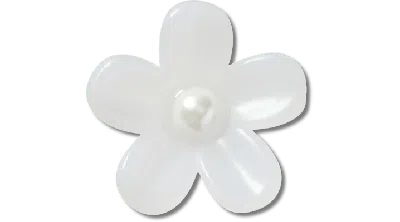 Jibbitz Matte Pearl Flower