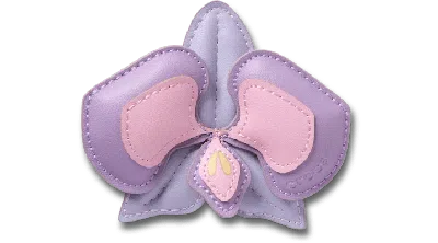 Jibbitz Mega Purple Stitched Orchid
